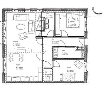 KfW 40 plus: Ebenerdige, energiesparende Bungalow-Haushälfte in ruh... - Foto 6