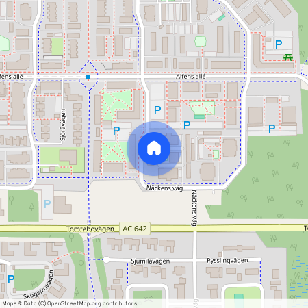 Näckens väg, Umeå