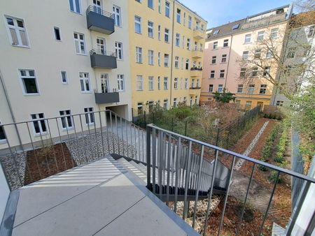 Wohnen wie im Urlaub! Verborgene Hofidylle in historischer Molkerei: 4-Zimmer-Maisonettewohnung mit Galerie nach Kernsanierung zu vermieten - Foto 5