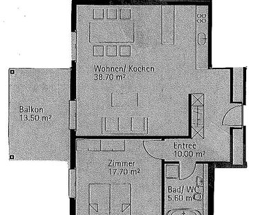 2.5 Zimmer, 72 m², EG - Photo 4