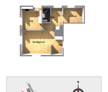 Kyrkogatan 14 C - Photo 2