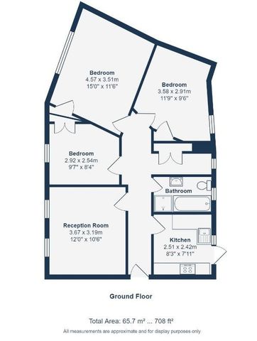 3 bedroom flat to rent - Photo 3