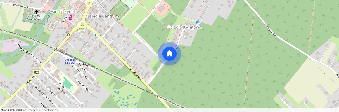 ul. Kwiatowa, Orzesze, mikołowski, śląskie