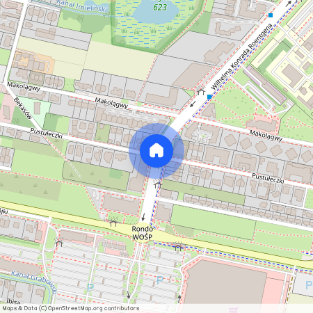 ul. Pustułeczki, Stary Imielin, Ursynów, Warszawa, mazowieckie
