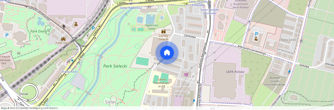 ul. Zamkowa, Sielec, Sosnowiec, śląskie