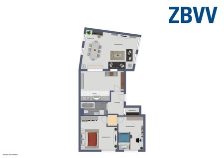 Großzügige 3-Zimmer-Wohnung in zentraler Lage - Photo 2