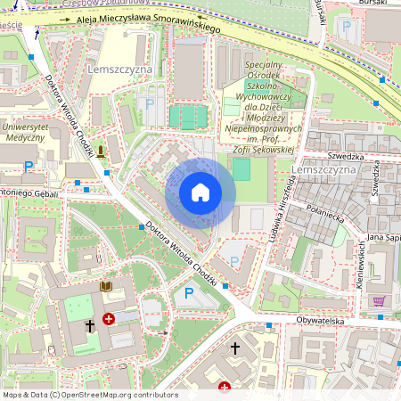 ul. Witolda Chodźki, Śródmieście, Lublin, lubelskie