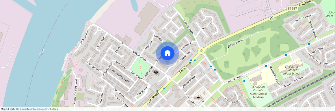 2 bed terraced house to rent in NE31