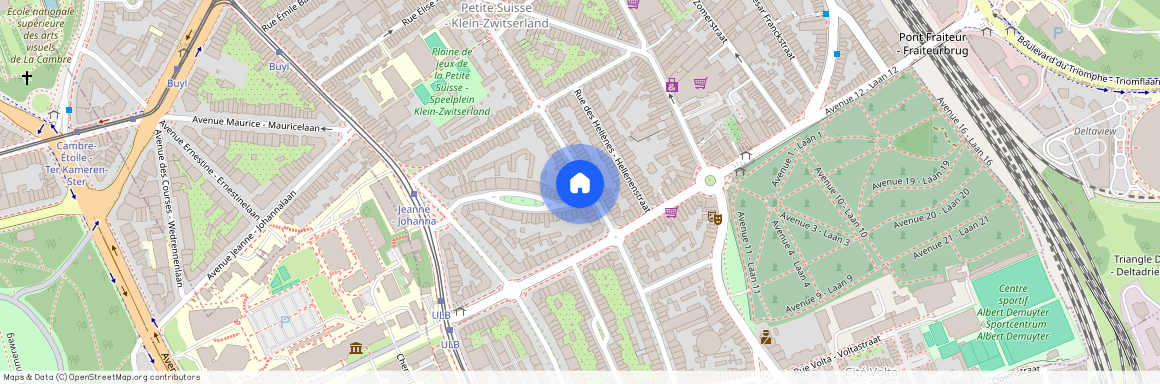 Avenue Général Médecin Derache - Generaal Geneesheer Derachelaan 85, 1050 Ixelles - Elsene, Belgium