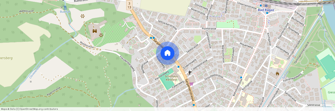 7310, Bad Ragaz, Sarganserstrasse, 35