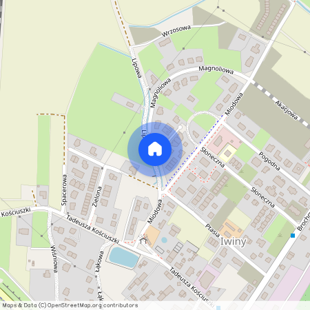 Magnoliowa, Wrocławski, Siechnice, Iwiny