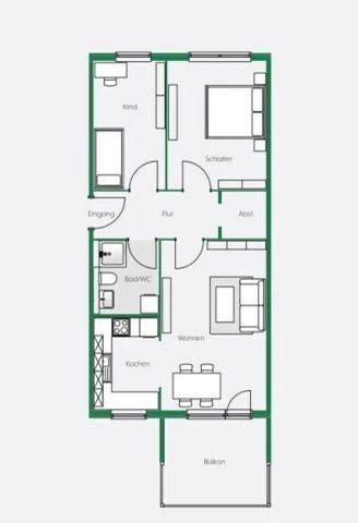 NATURNAHES REFUGIUM // 3-Raum-Wohnung mit offener Wohnküche und hochwertiger Ausstattung - Foto 4