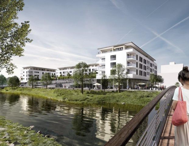 Neubau/Erstbezug: Modern geschnittene 3-Zimmer-Wohnung mit traumhaftem Ausblick! - Foto 1