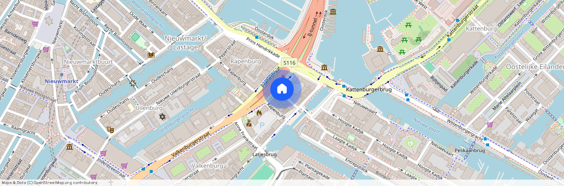 Nieuwmarkt/Lastage, 1011 TP, Foeliedwarsstraat, Amsterdam