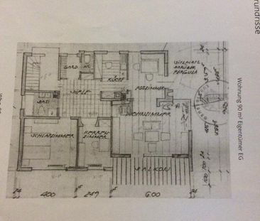 Helle 3,5 Zimmer Wohnung mit Terrasse, Wintergarten und EBK - Foto 1