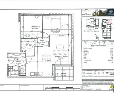Location Appartement 3 pièces 63m² LA VILLE AUX DAMES 37700 - Photo 1