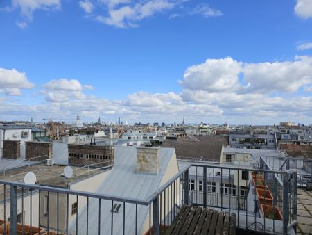 360° Grad Blick über Wien- DG Luxus mit fantastischem Blick über Wien, Stellplatz, klimatisiert, Balkon & Dachterrasse - Photo 3