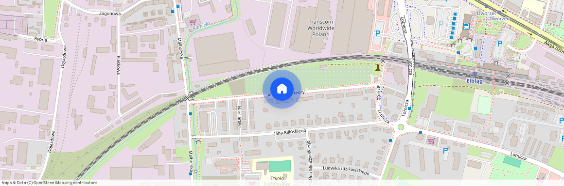 ul. Aleksandra Fredry, Elbląg, warmińsko-mazurskie