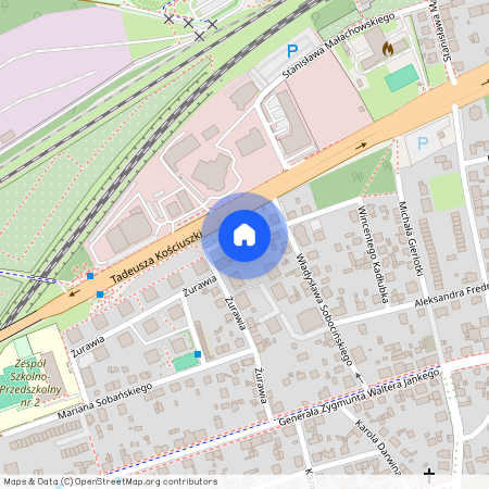 ul. Żurawia, Piotrowice-Ochojec, Katowice, śląskie