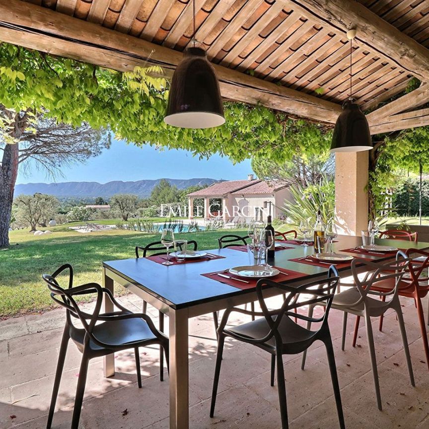 Maison à louer, Saint Rémy de Provence - Maison du Pantaï - vue sur les Alpilles - Climatisation - Piscine Chauffée - Photo 1