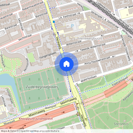 Rivierenbuurt, 9725 AB, Hereweg, Groningen