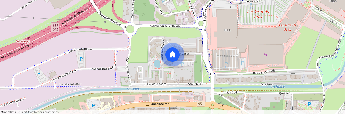 Rue Du Pont Canal, 14, 7000, Mons