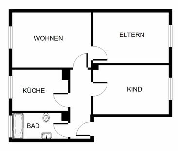 2-Zimmer-Wohnung in Gelsenkirchen Hassel - Foto 2