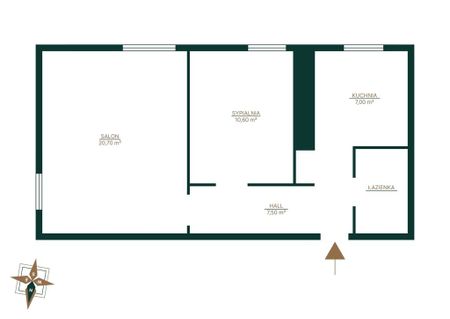 Metro Płocka Przestronne 2 pokoje Od zaraz! 48.8 m² - Фото 4
