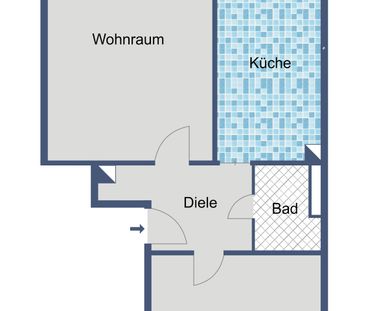 Tolle 2-Zimmer-Wohnung mit Balkon! - Photo 3