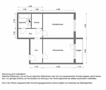 Tolle 2-Raumwohnung mit Balkon - Photo 1