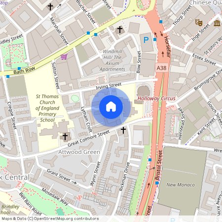 Great Colmore Street, Birmingham, West Midlands, B15