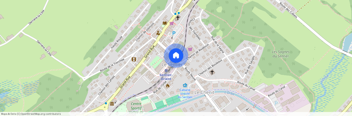 1347, Le Sentier, Route neuve