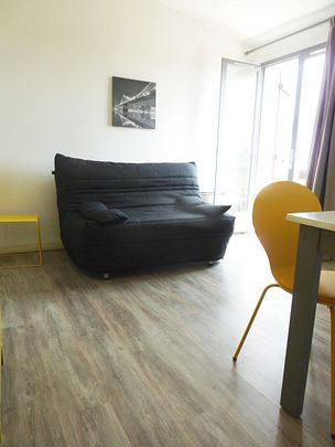 Studio meublé 18m² Hauts de Nîmes 375€ H.C - Photo 1