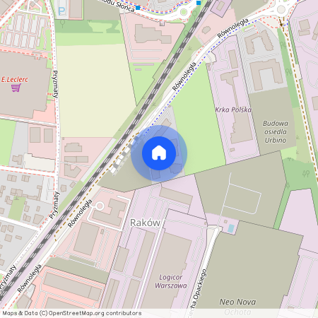 ul. Równoległa, Raków, Włochy, Warszawa, mazowieckie