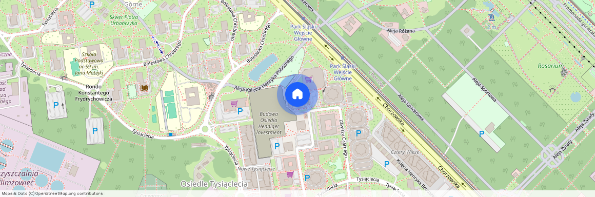 ul. Zawiszy Czarnego 10, Osiedle Tysiąclecia, Katowice, śląskie