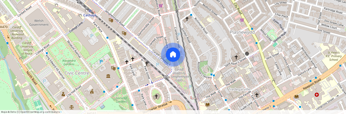 12-16 Salisbury Road, Cardiff CF24 4AF, United Kingdom