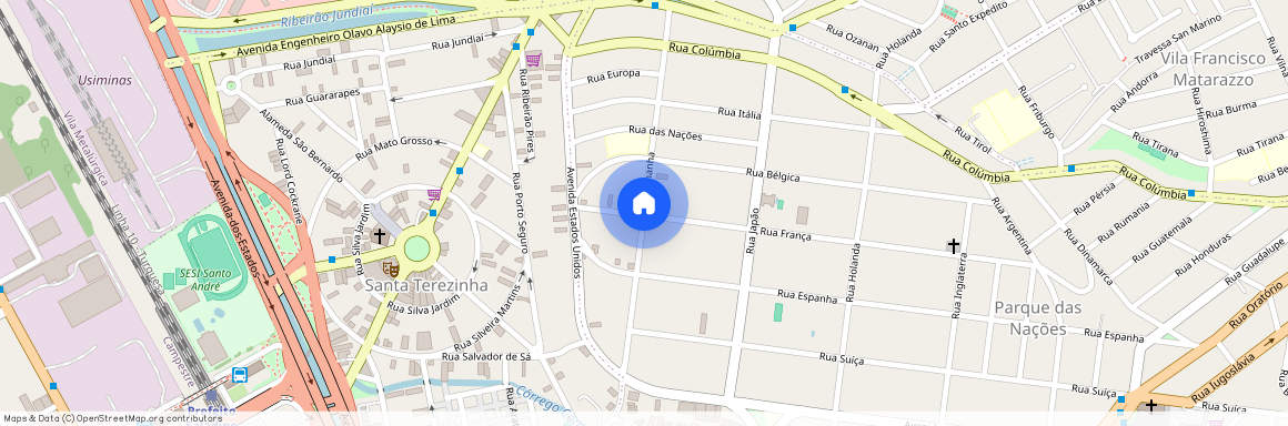 Rua Alemanha, Parque das Nações, Santo André