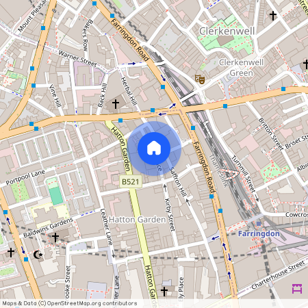 Hatton Place, Clerkenwell, EC1N