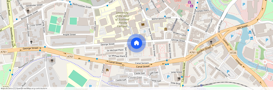 27 George Street, Flat 1/3, Paisley, Renfrewshire, PA1 2LB