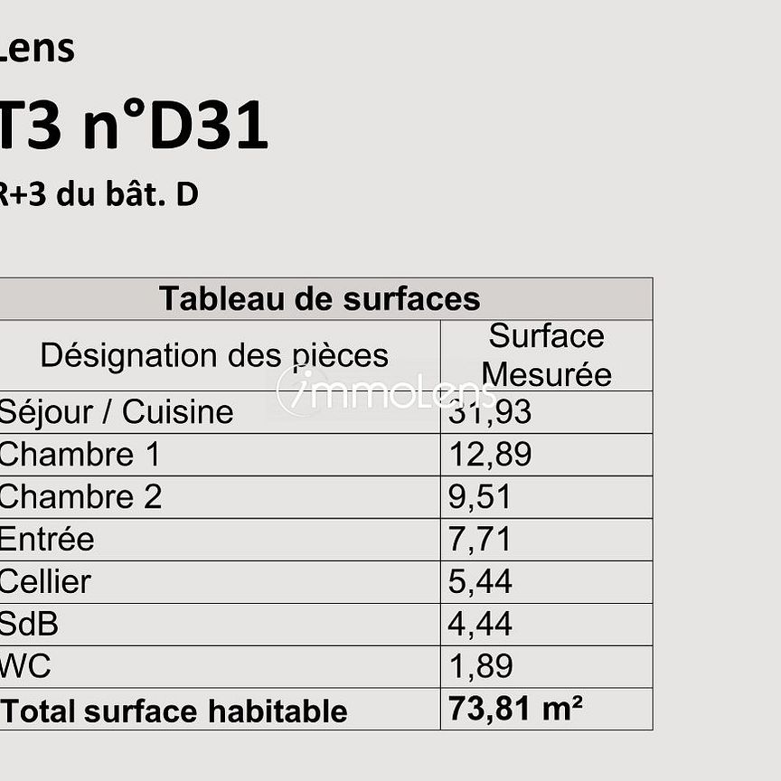 LENS T3 parking - Photo 1