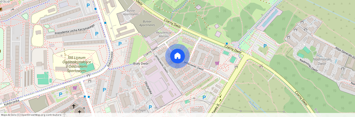 ul. Jelitkowski Dwór, Przymorze Wielkie, Gdańsk, pomorskie