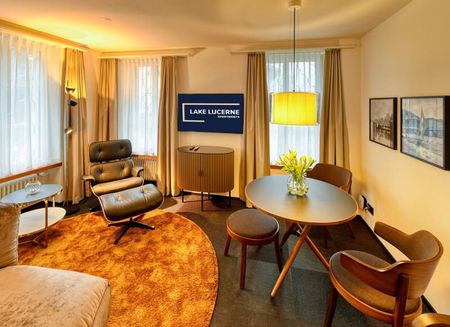 "Exkl. möbliertes Apartment in der Villa Felsenau in Hergiswil am See" - Photo 3