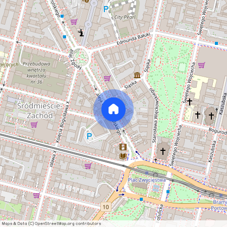 al. Wojska Polskiego, Śródmieście-Zachód, Śródmieście, Szczecin, zachodniopomorskie