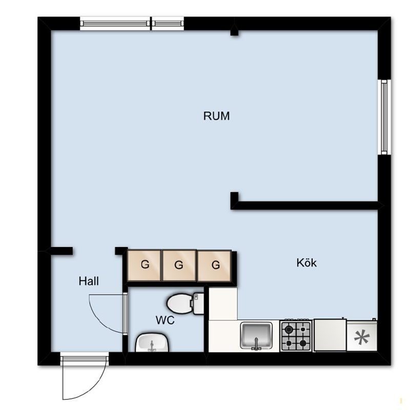 Blå vägen 245 - Photo 1