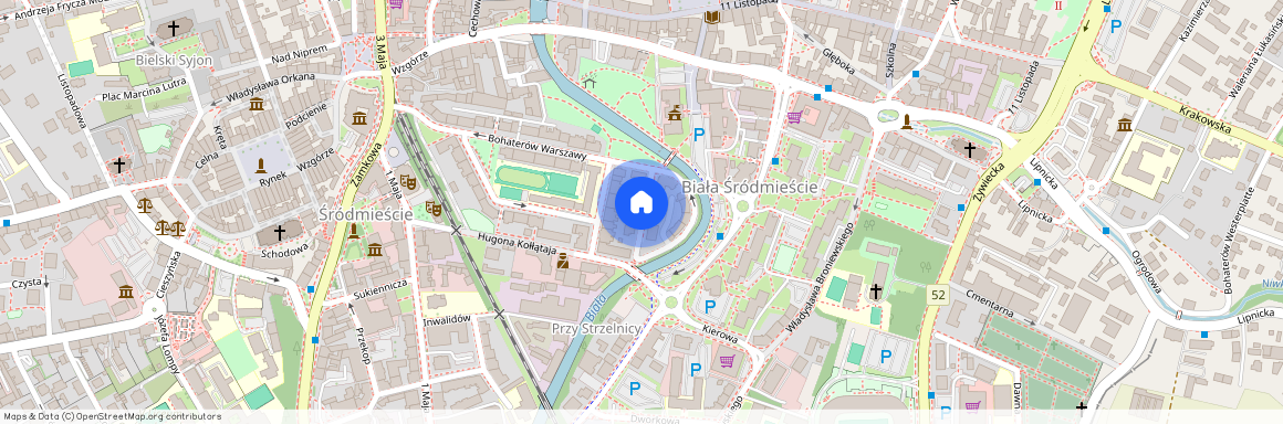 ul. kpt. Aleksandra Kunickiego, Śródmieście Bielsko, Bielsko-Biała, śląskie