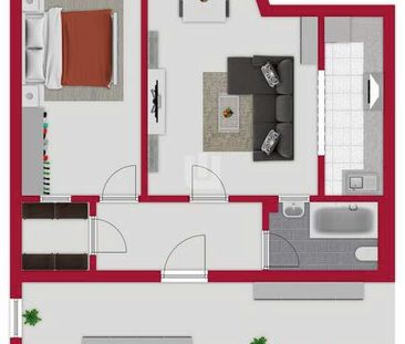 WINDISCH IMMOBILIEN - Helle 2-Zimmer-Wohnung am Kolumbusplatz - fre... - Photo 3