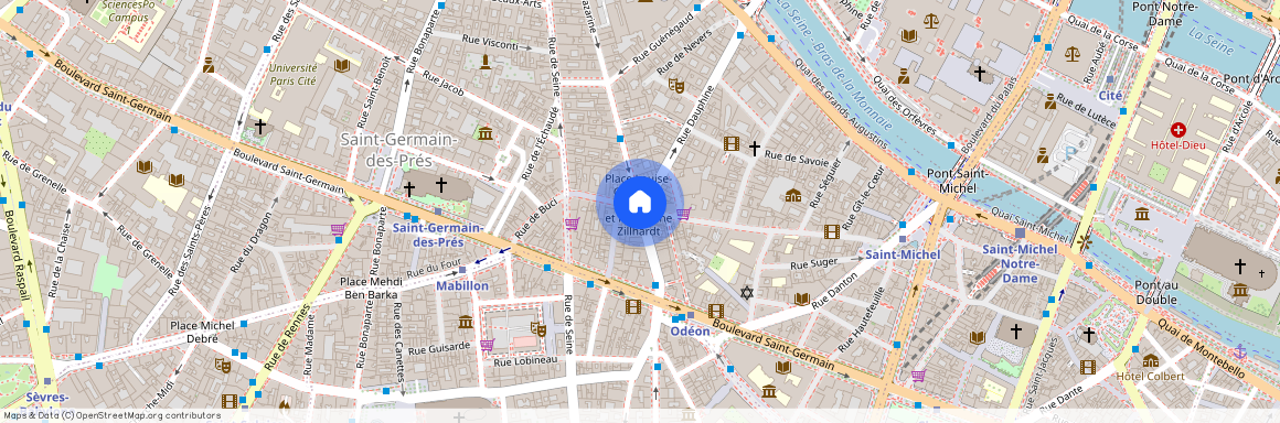 Rue Mazarine et Carrefour de Buci 75006 Paris (6e arrondissement)