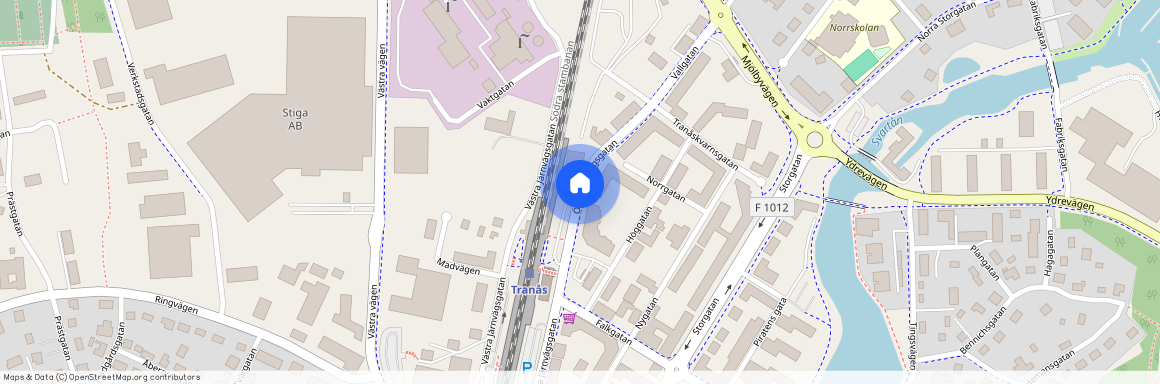 Östra järnvägsgatan, Tranås