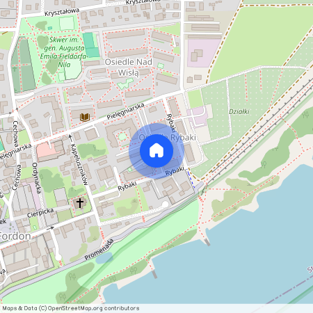 ul. Rybaki, Stary Fordon, Bydgoszcz, kujawsko-pomorskie