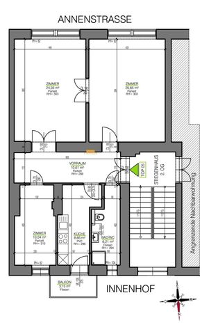 3-Zimmer Wohnung mit Balkon - Provisionsfrei! - Photo 5